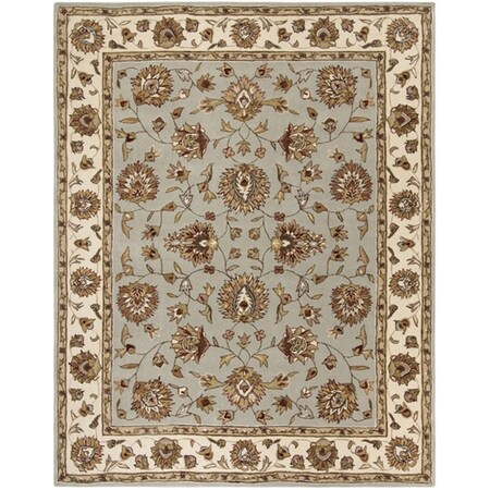Safavieh 2 ft. - 3 in. x 9 ft. Total Performance Hand Hooked Area Rug Light Blue & Ivory TLP416B-29
